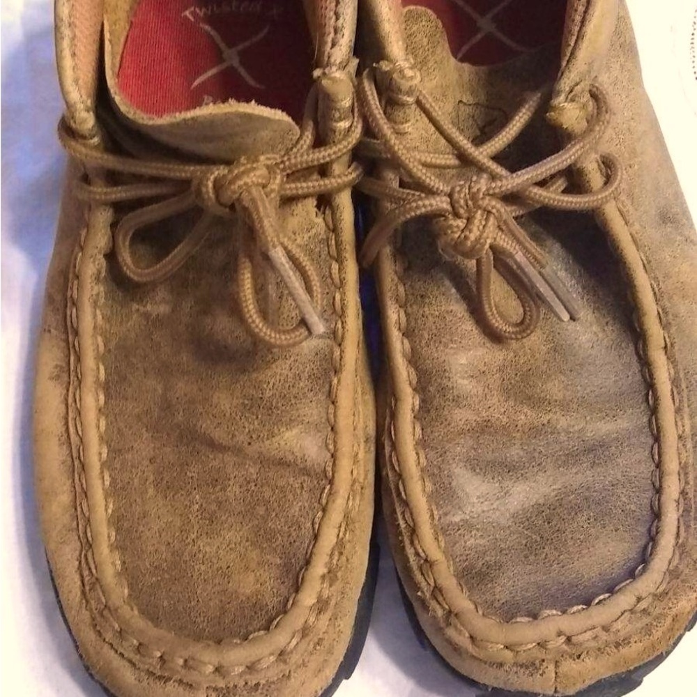 Twisted X Driving Moccasin, Little Boys, Size 13.5, Leather, Boot